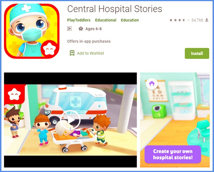 Central Hospital Stories Game Dokter Bedah