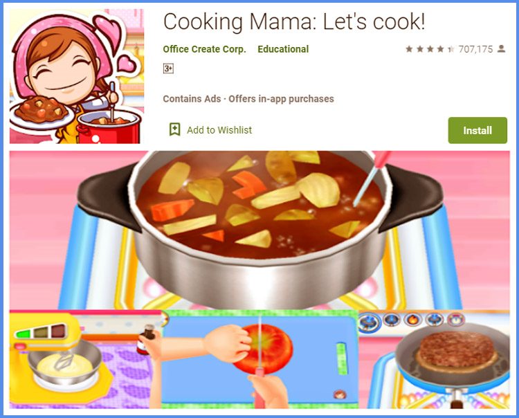 Cooking Mama Game Memasak Offline Terbaik