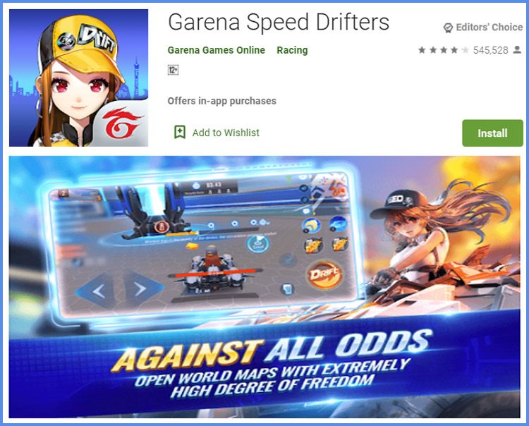 Garena Speed Drifter Game Balapan Terbaik Di Android