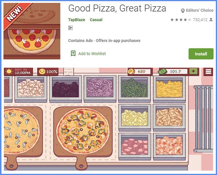 Good Pizza Game Memasak Populer Di Android