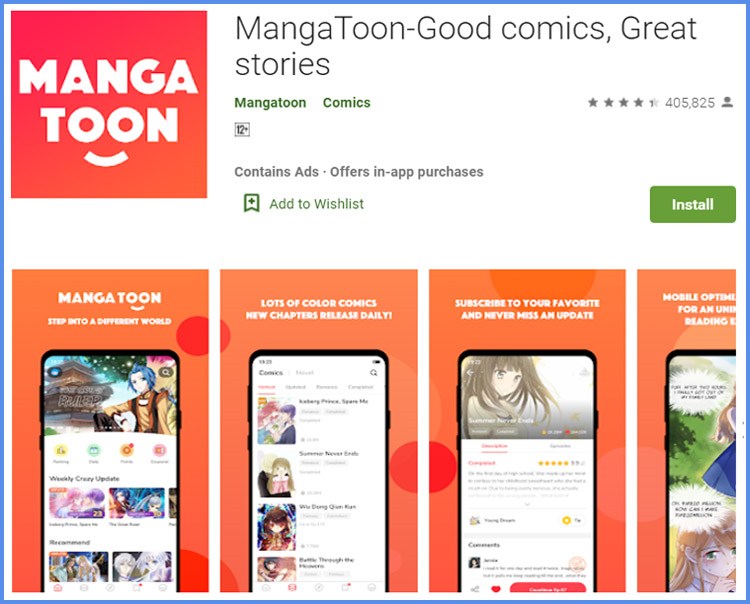 Manga Toon Aplikasi Baca Komik Terbaik 2020