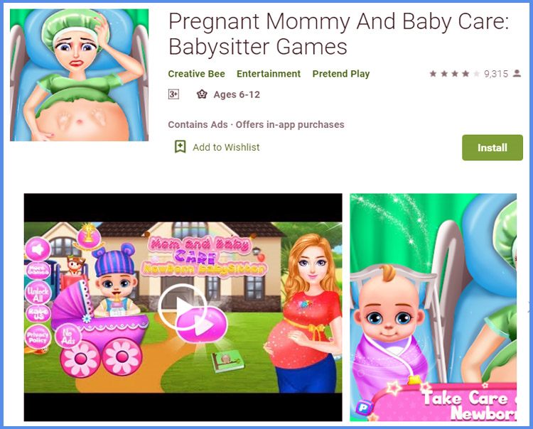 Pregnant Mommy Game Doctor Bayi