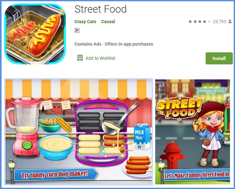 Street Food Aplikasi Game Memasak Terbaik Android