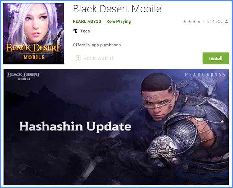 Black Desert Mobile Game Android Dengan Grafis Terbaik
