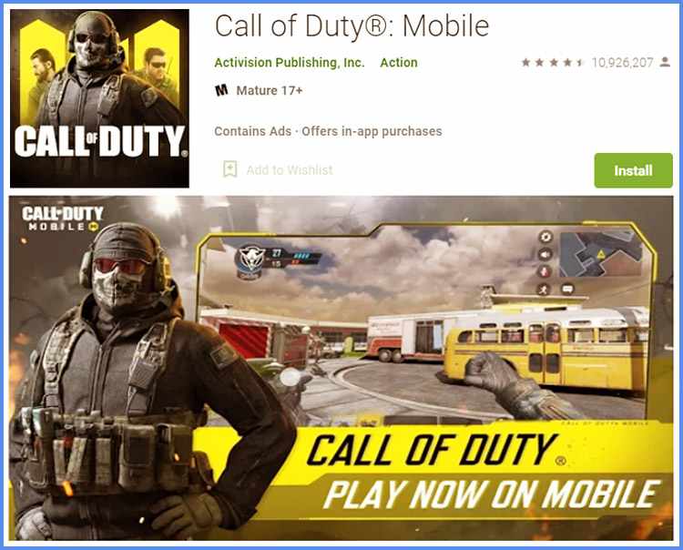 Call Of Duty Mobile Game Android Dengan Grafis Terbaik